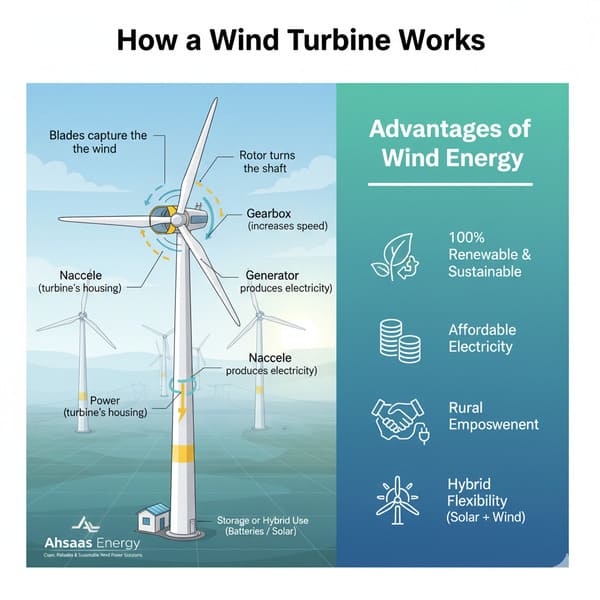 how wind turbine works
