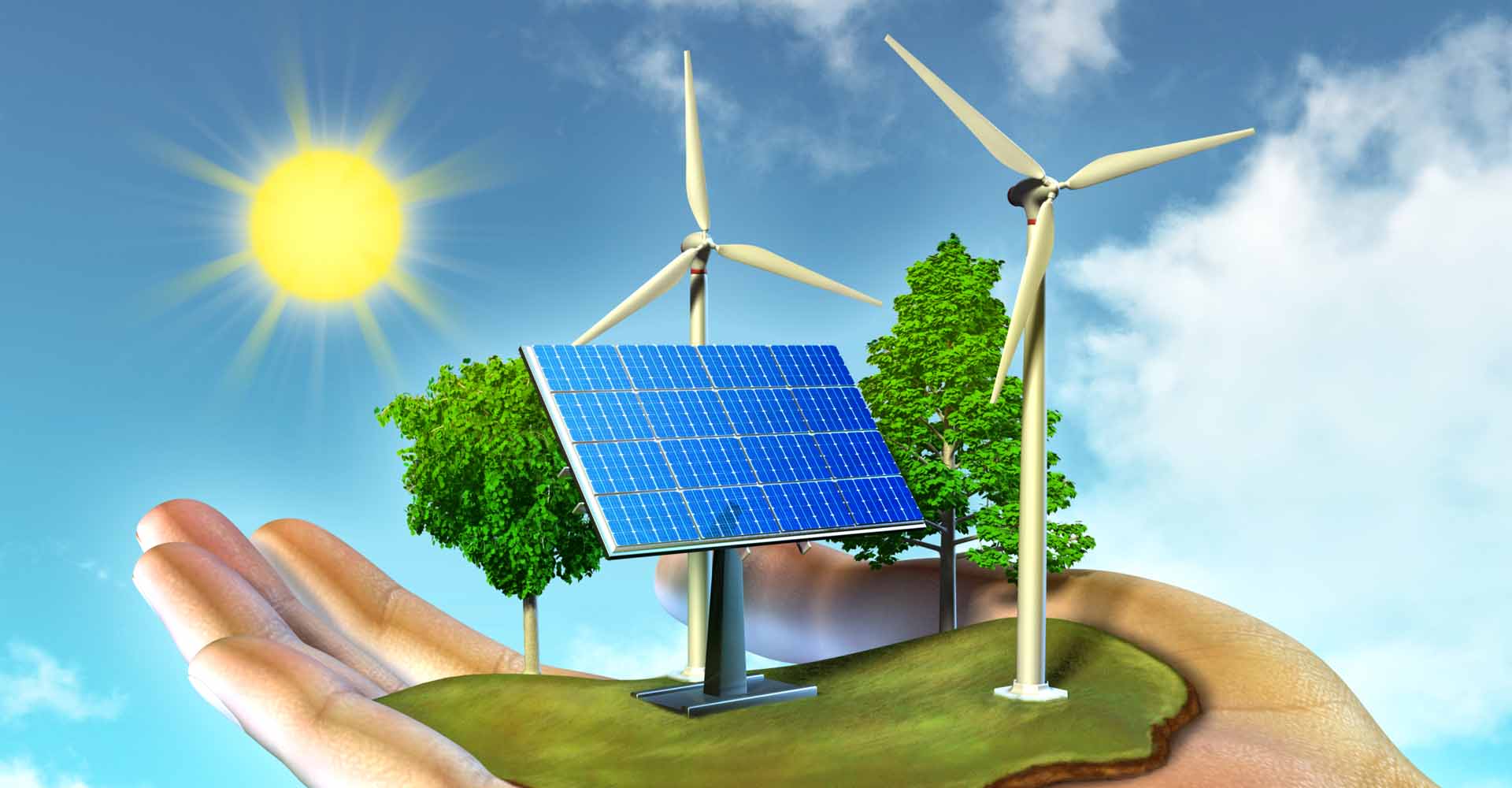 Wind, Water, Sun: Choose eco energy