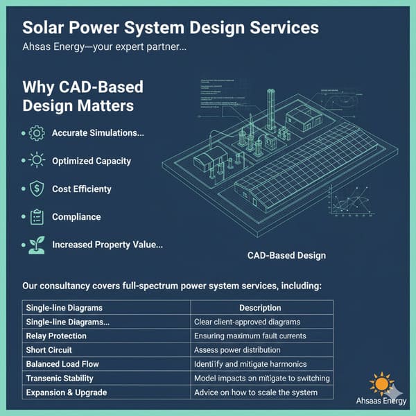 solar powered system design services by Ahsaas Energy