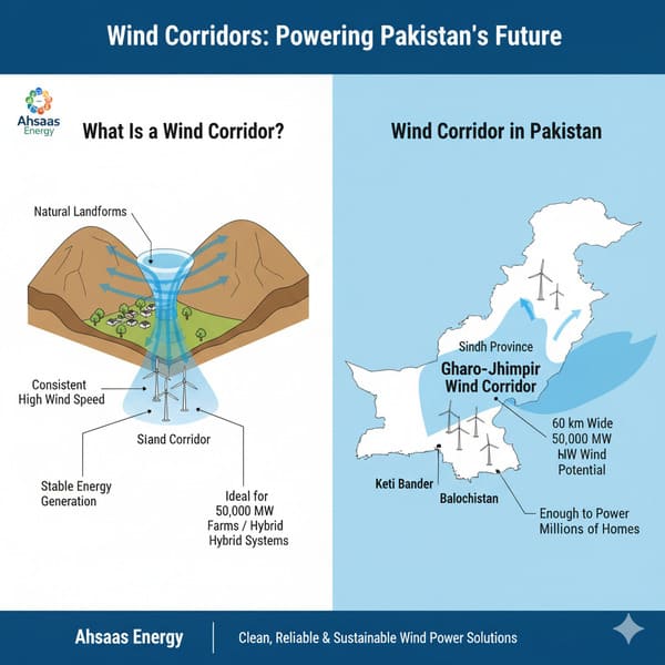 wind corridor in pakistan Ahsaas Energy